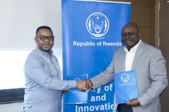 Kigali financial district skyline